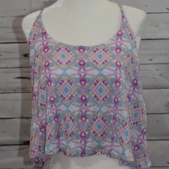 Printed Crop Top - Picture 2 of 2